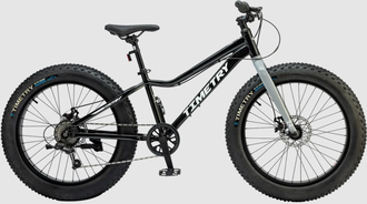 Велосипед TT215/ 7скоростей 20"х4 черный рама 13,5"