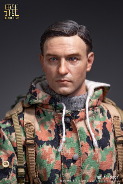 Немецкий солдат - Коллекционная ФИГУРКА 1/6 WWII German Waffen-SS Soldier (AL100044) - Alert Line