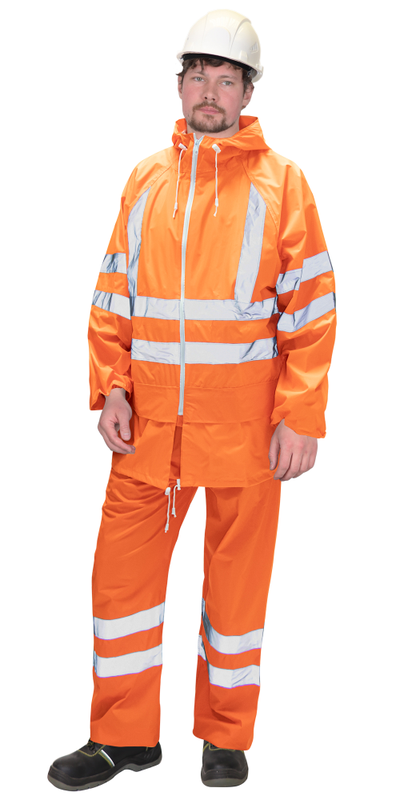 Костюм влагозащитный сигнальный с СОП Профи (225 гр/м2), цвета в ассортименте
