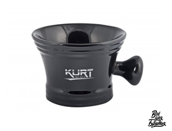 Акриловая чаша для взбивания пены KURT с ручкой