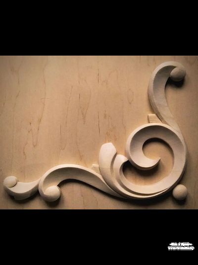 Резной уголок, 3d-model