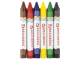 Восковые карандаши утолщенные BRAUBERG "АКАДЕМИЯ", НАБОР 6 цветов, 227286