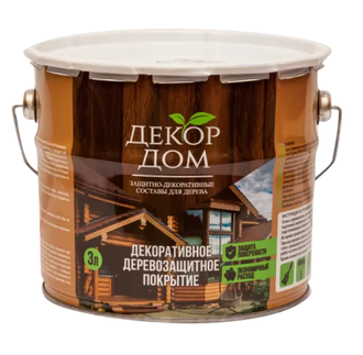Пропитка для дерева  «ДекорДом» 3л