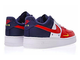 Nike Air Force 1 Obsidian/White-University Red
