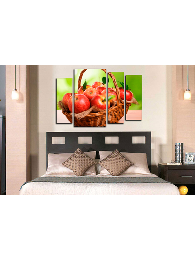Модульная картина "Красное яблоки"