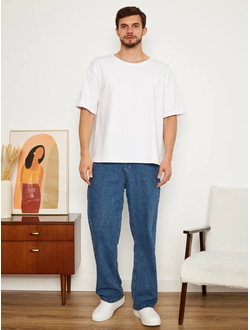 МУЖСКАЯ ФУТБОЛКА БЕЛАЯ  "ВОЗДУШНАЯ"