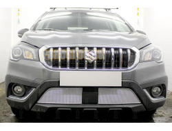 Защита радиатора Suzuki SX4 (II S-Cross) 2016- chrome PREMIUM