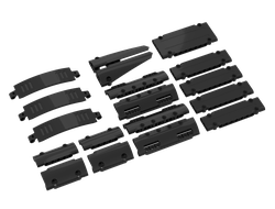 TP2, Комплект оригинальных панелей LEGO Technic #2 18 шт., Black