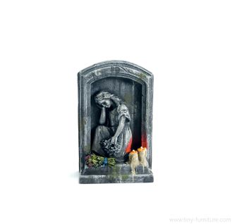 Gravestone &quot;The Sorrow&quot; (painted)