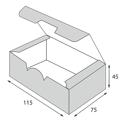 Упаковка  для наггетсов,куриных крыльев,картофеля фри 400 мл S