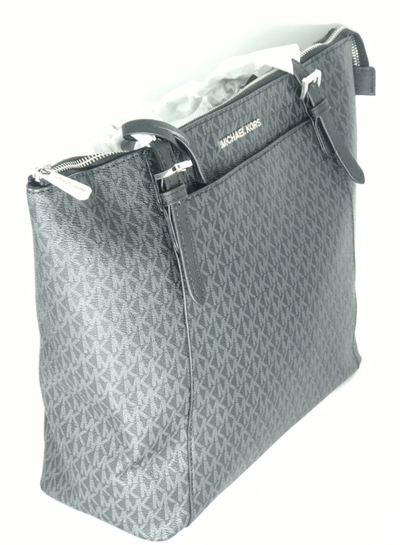 Сумка Michael Michael Kors Selma Large черная с надписями