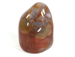 Агат "огненный", полировка стоячая, Бразилия (73*52*41 мм, 296 г) №35434