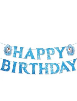 гирлянда happy birthday холодное сердце