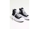 Кеды Converse All Star Move (Конверс Мув) черные высокие на платформе