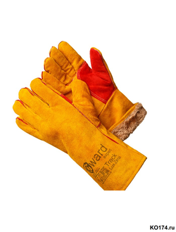 краги спилковые утепленные