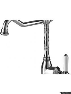 Смеситель для кухни с высоким изливом Bravat ART F775109C-1 хром