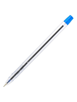 Ручка шариковая масляная ERICH KRAUSE "Ultra-20", СИНЯЯ, корпус прозрачный, узел 0,7 мм, линия письма 0,26 мм, 13875, 24 штуки в упаковке