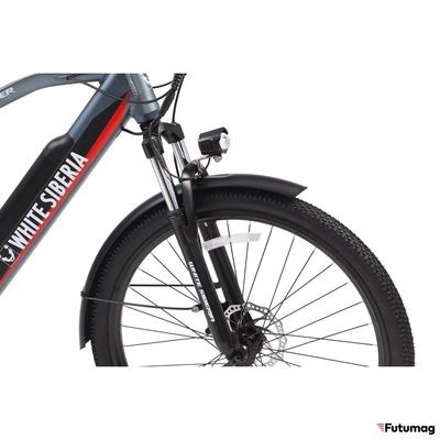 Электровелосипед WHITE SIBERIA CAMRY ALLROAD 500W матовый черный