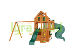 Детская площадка IgraGrad Шато 2 с трубой (Домик) купить в Воронеже