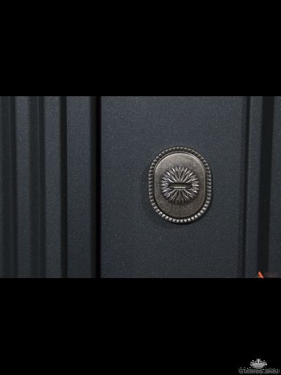 Prefect Префект /ПК 26мм рис. "Чикаго" крашенная RAL9001 с багетом из массива березы