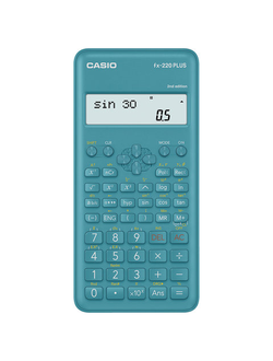 Калькулятор инженерный CASIO FX-220PLUS-2-S-EH (155х78 мм), 181 функция, питание от батареи, сертифицирован для ЕГЭ