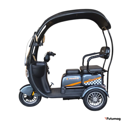 Электротрицикл FUDUDU Q8 серый