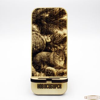 Подставка под телефон «Белка» Новосибирск  сувенир