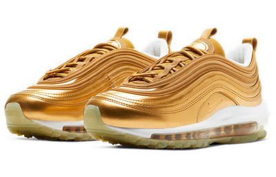 женские кроссовки Nike Air Max Womens 97 LX 'Metallic Gold' CJ0625-700 брендовая обувь