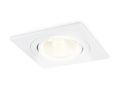 Встраиваемый светильник Ambrella MR16 GU5.3 max11W квадрат повор. бел. 92(80)x28 TECHNO SPOT TN102621 WH