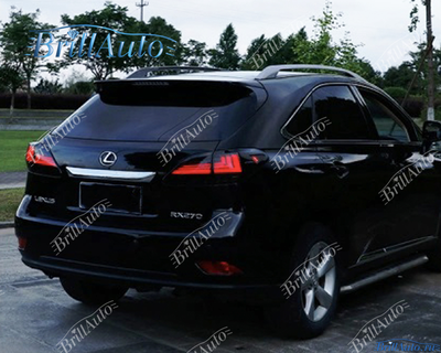 Стопы Lexus RX 2009-2015 черные с анимацией