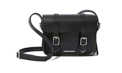 Dr. Martens 7 Inch Brando Leather Crossbody Bag Black