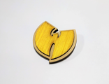 Деревянный значок WAF - WAF Wu-Tang Clan Желтый