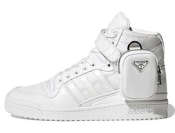 Prada x Adidas Forum High Triple White