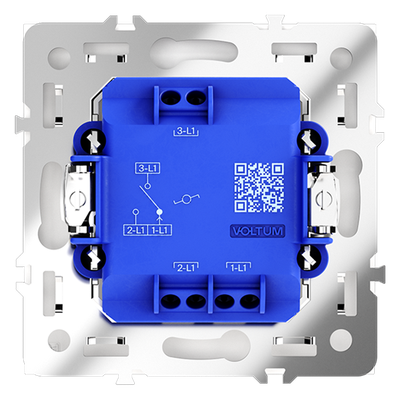VLS010303 Выключатель проходной одноклавишный, кашемир-3