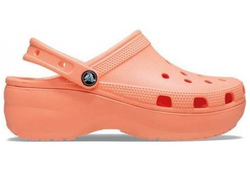 CROCS CLASSIC PLATFORM CLOG ОРАНЖЕВЫЕ