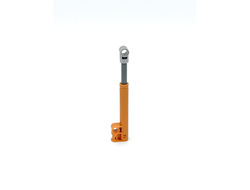 !АНАЛОГ! Technic, Shock Absorber 11L with Internal Spring, Dark Bluish Gray Shaft, and Light Bluish Gray Tip, Pearl Gold (65151c01 / 6302623) / 4 шт.