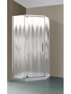 Душевой уголок Stresa VSP-1S900CH, 900*900, хром, стекло шиншилла
