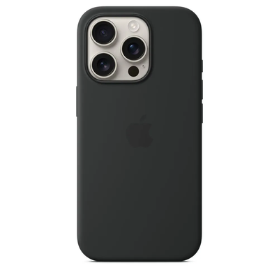 Чехол Silicone Case с MagSafe iPhone 16 Pro (Black)