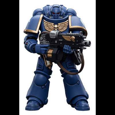 Интерцессор Ультрамаринов (Warhammer 40k) - КОЛЛЕКЦИОННАЯ ФИГУРКА 1/18 Ultramarines Intercessors (JT6632) - JOYTOY
