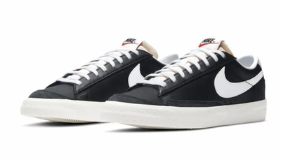 Nike Blazer Low 77 Vntg Black (Черные) сбоку