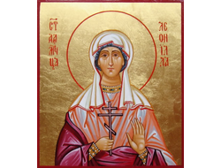 Леонилла, Святая мученица. Рукописная икона.
