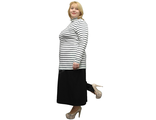 Элегантная юбка Арт. 5160 (Цвет черный) Размеры 54-84