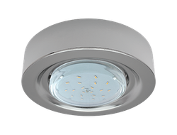 Светильник накладной Ecola GX53 FT3073 широкий хром 32Х130 FC5330ECB