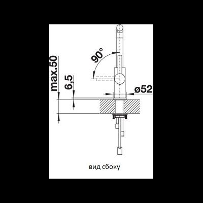 Смеситель Blanco LANORA-S