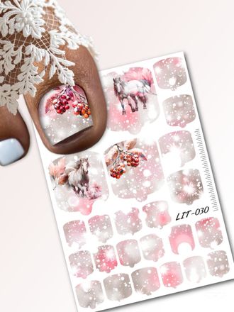 Мини пленки для педикюра LIT-030