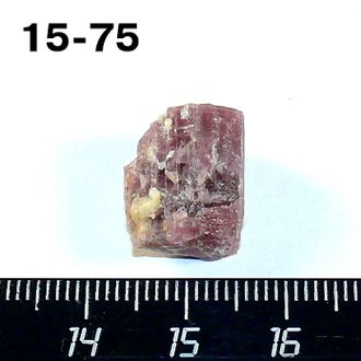 Турмалин натуральный (необработанный) Малхан №15-75: 2,7г - 15*12*8мм