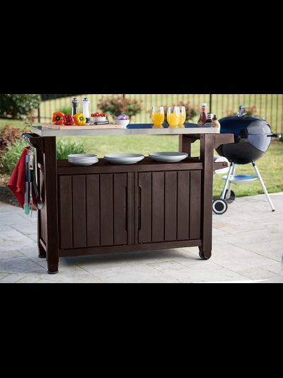 Столик для барбекю 207 Л коричневый