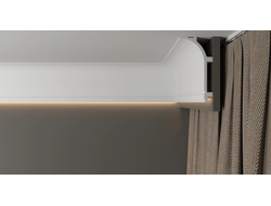 Потолочный плинтус для подсветки DECOR-DIZAYN DD520, из дюрополимера, под покраску, ударопрочный, 2 метра