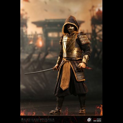 Скорпион, Ханзо Хасаши (Mortal Kombat 2021) - Коллекционная ФИГУРКА 1/6 Representative from Hell—Warrior Scorpion (EX049) - POPTOYS