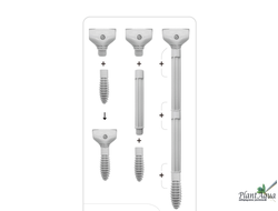 Скребок ISTA с нержавеющим лезвием